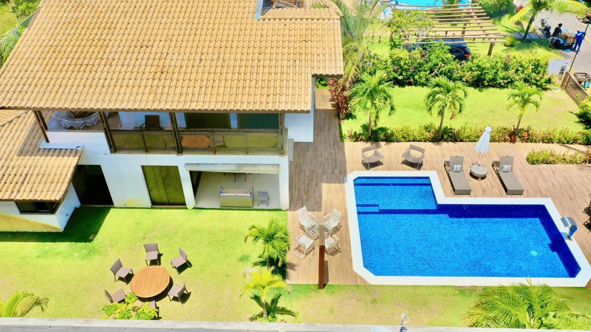 Casa Cerqueira 4 Suites Guarajuba Cond. Frente Mar Camassari Rum bild