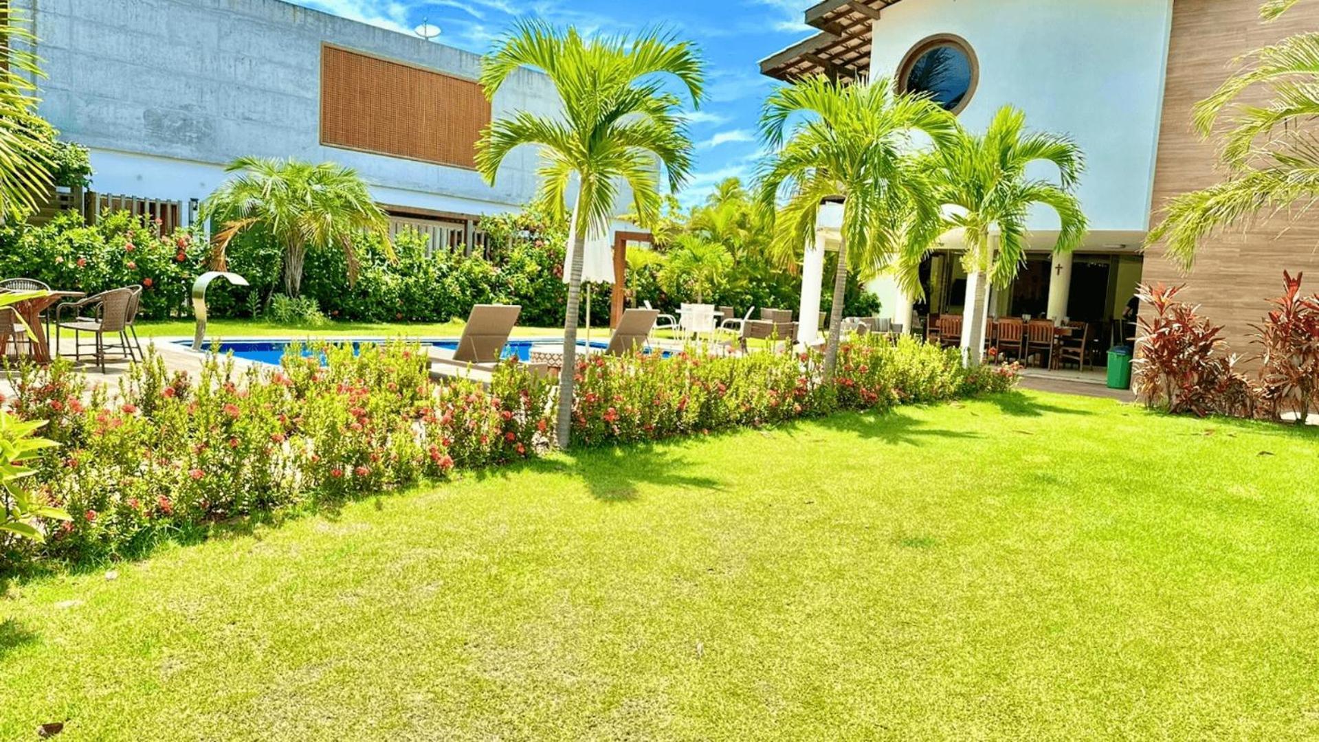 Casa Cerqueira 4 Suites Guarajuba Cond. Frente Mar Camassari Rum bild