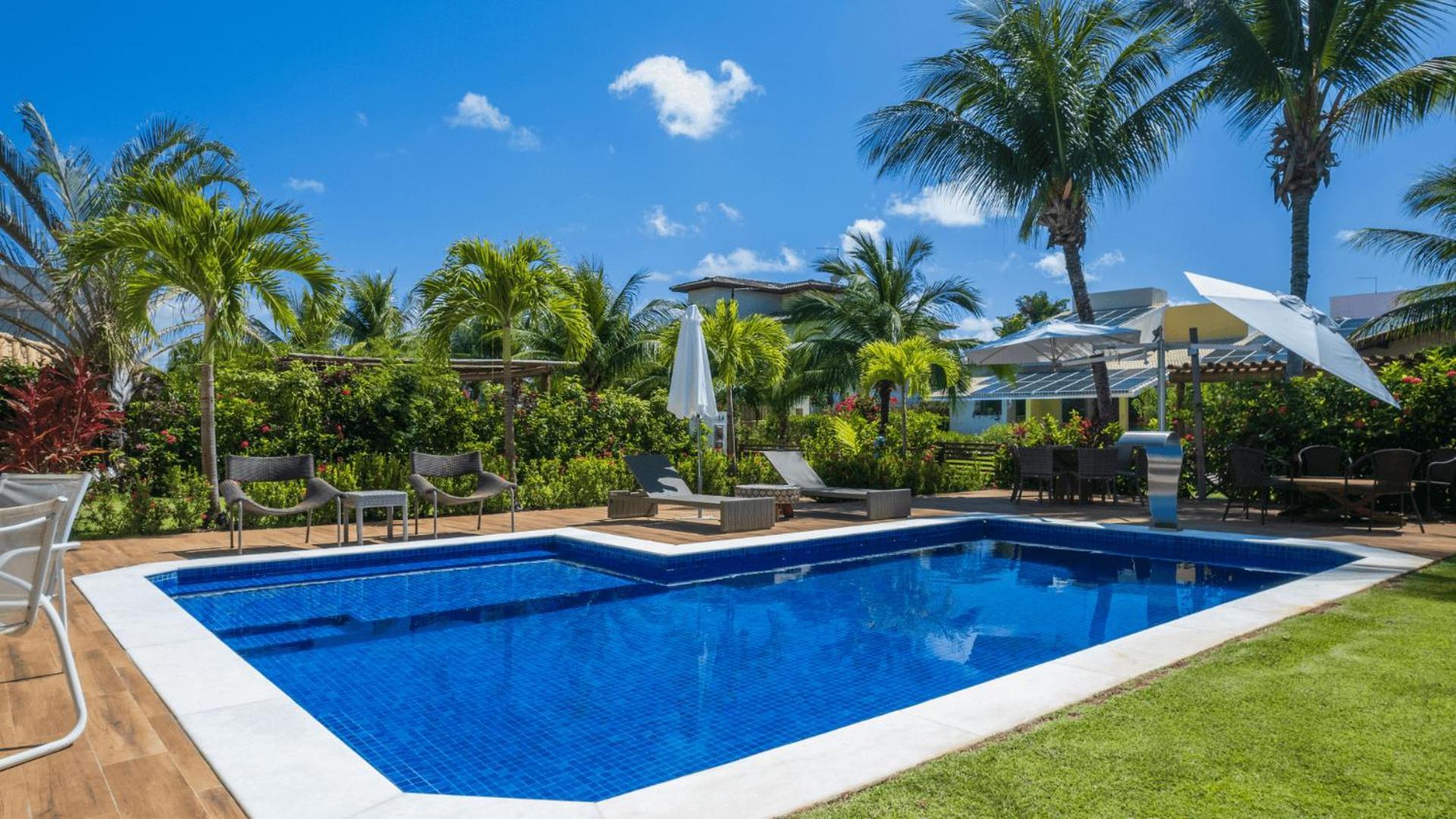 Casa Cerqueira 4 Suites Guarajuba Cond. Frente Mar Camassari Rum bild